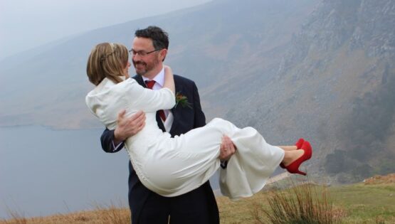 Wedding Couple at Sally's Gap