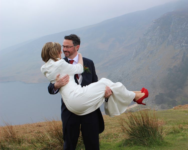Wedding Couple at Sally's Gap