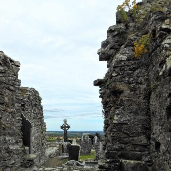 Ruins and Celtic Cross, Ireland