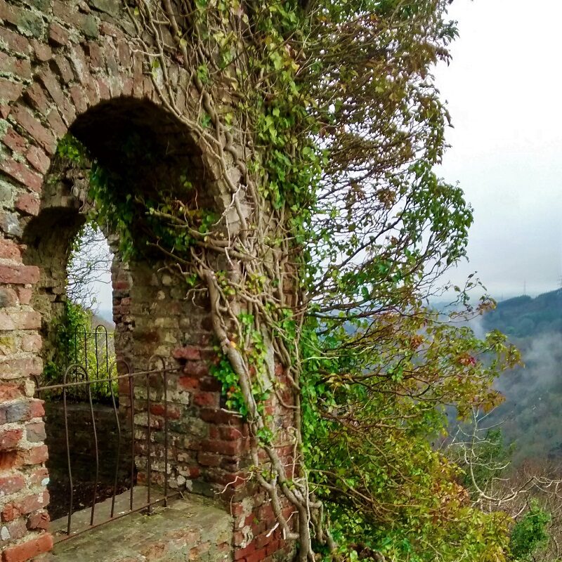 Part of the Ruins at the Octagon in Glen of the Downs, Co. Wicklow.