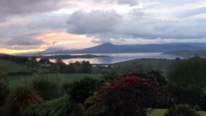 View from Airbnb at Lake Bofinne.