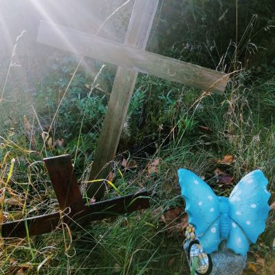 Grave Ornaments in Kilquade Cemetery, Co. Wicklow